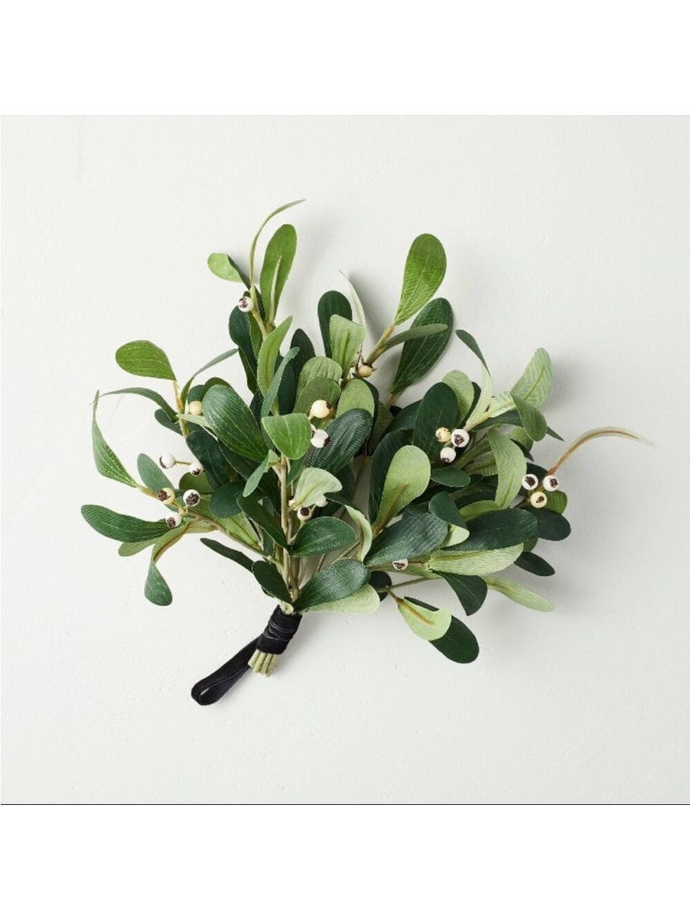 ✨Mistletoe Swag Bouquet with Black Velvet Ribbon - Hearth & Hand with Magnolia✨